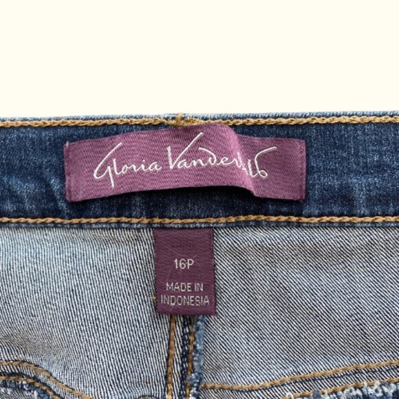 Gloria Vanderbilt Amanda Jeans Size 16P - Picture 3 of 7
